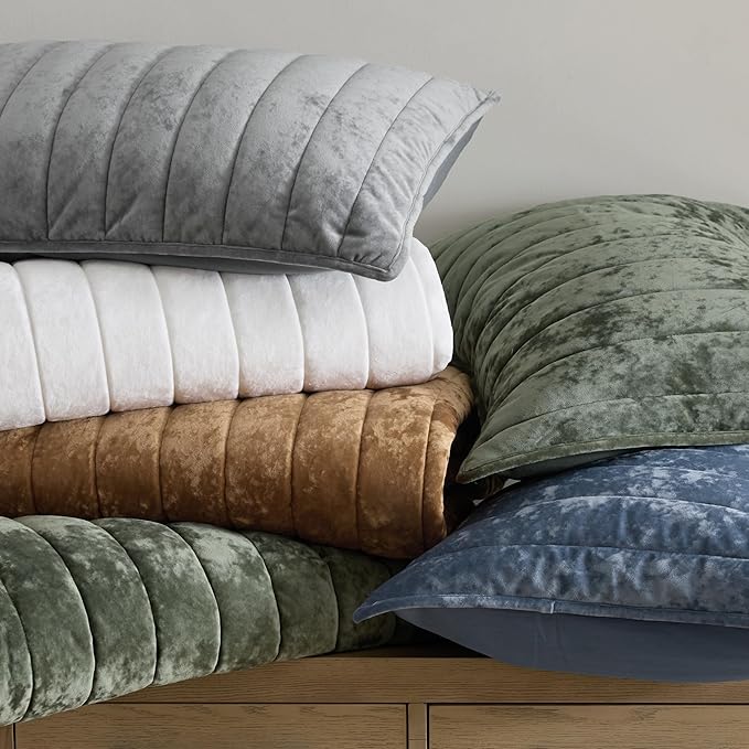 Bedsure Velvet Quilt King Size Set - Image 9