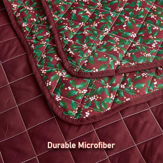 CHIXIN Christmas Oversized Bedspread King Size, Santa Claus Pattern Bedding - Image 5
