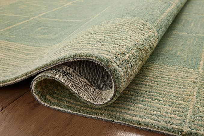 Loloi Chris Loves Julia Francis Collection FRA-02 Green/Natural 2'-0" x 5'-0" - Image 11