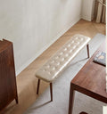 51.2'' Leather Upholstered Dining Bench by Wayshome