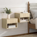 Floating Nightstand Set of 2 by EYYTHUNG