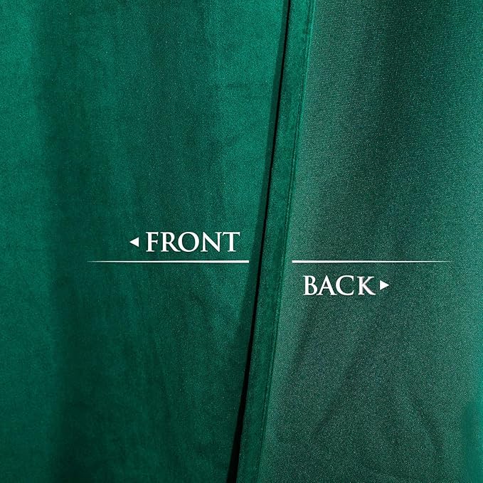 StangH Emerald Green Velvet Curtains 84 inches - Image 4