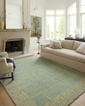 Loloi Chris Loves Julia Francis Collection FRA-02 Green/Natural 2'-6" x 7'-6" by Loloi