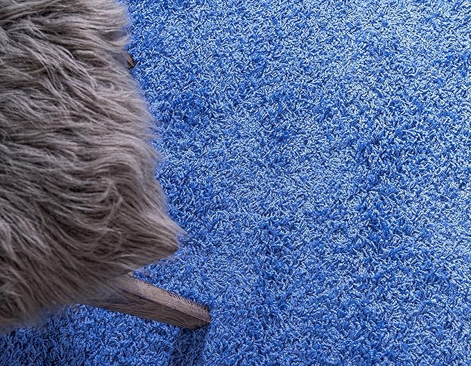 Unique Loom Solid Shag Collection Area Rug - Image 6