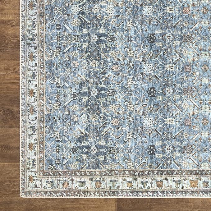 Bloom Rugs Washable Non-Slip 7 ft Runner - Image 6