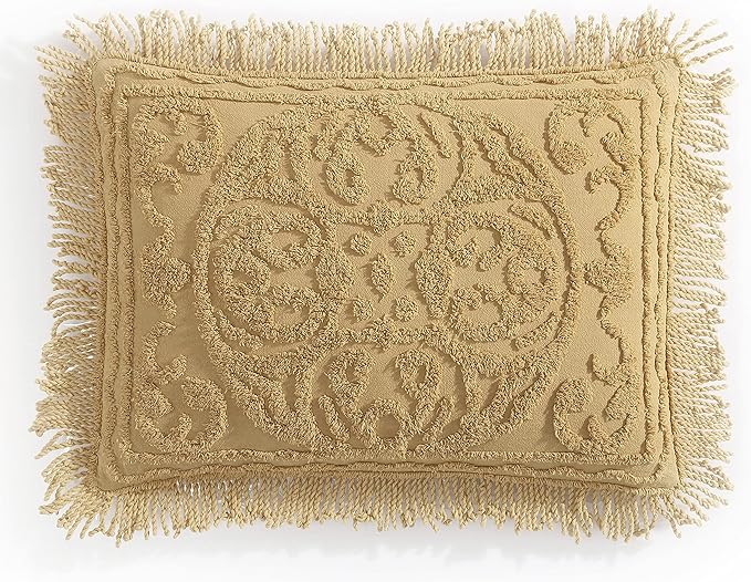 Beatrice Home Fashions Medallion Chenille Bedspread, King Sham by BeatriceHomeFashions