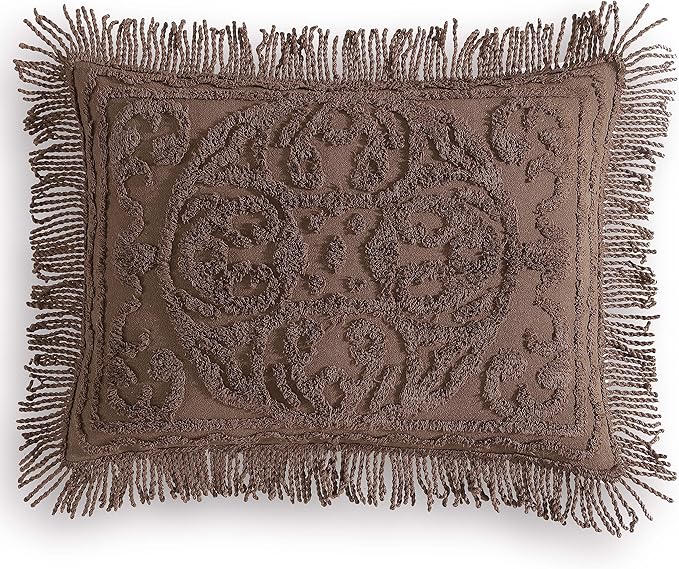 Beatrice Home Fashions Medallion Chenille Bedspread, King Sham by BeatriceHomeFashions