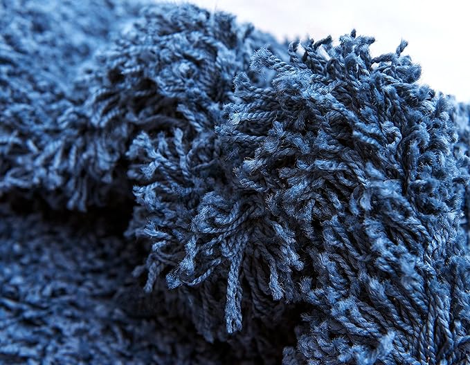Unique Loom Solid Shag Collection Area Rug - Image 9