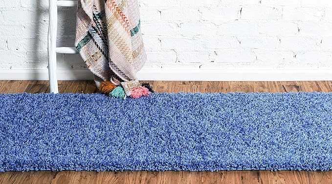 Unique Loom Solid Shag Collection Area Rug - Image 5