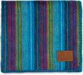 QISU Alpaca Wool Blanket Throw | Large, Variegated | 85 x 65 inches | Ultra-Soft by QISU