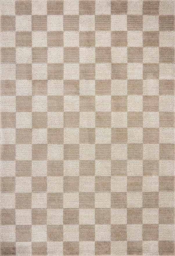 Loloi Chris Loves Julia Calvin Collection CLV-01 Pebble/Ivory 5'-3" x 7'-6" - Image 4
