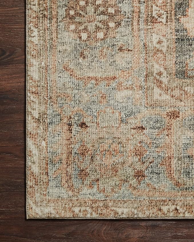 Loloi Margot Collection MAT-03 Ocean/Spice 3'-6" x 5'-6" Accent Rug feat. - Image 7
