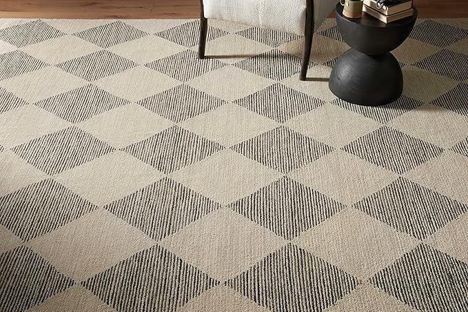 Loloi Chris Loves Julia Francis Collection FRA-01 Beige/Charcoal 5'-0" x 7'-6" - Image 15