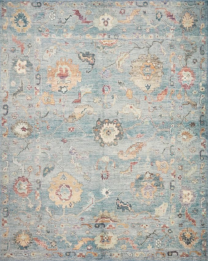 Loloi Margot Collection MAT-06 Denim/Multi 5'-0" x 7'-6" Area Rug feat. - Image 3