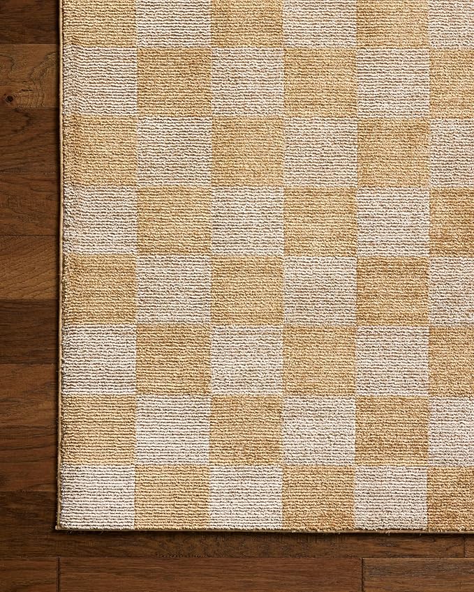Loloi Chris Loves Julia Calvin Collection CLV-01 Apricot/Ivory 7'-10" x 7'-10" - Image 6