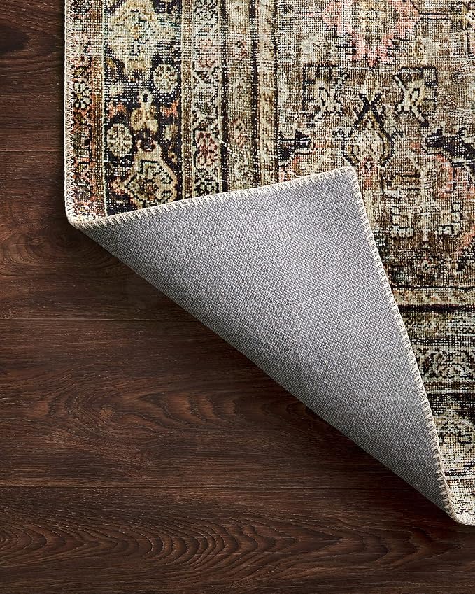Loloi Layla Collection LAY-03 Olive/Charcoal 9'-6" x 14' .13" Thick Area Rug - Image 10