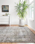 Loloi Layla Collection LAY-06 Taupe/Stone 2'-6" x 12'-0" .13" Thick Runner Rug by Loloi