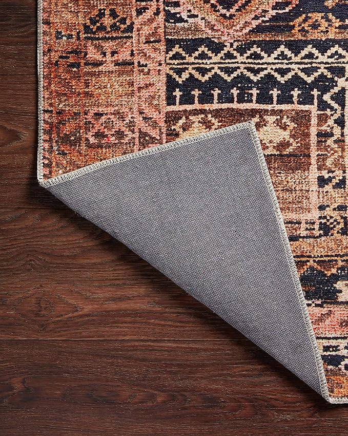 Loloi Layla Collection LAY-14 Mocha/Blush 2'-3" x 3'-9" .13" Thick Accent Rug - Image 8