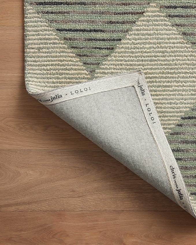 Loloi Chris Loves Julia Francis Collection FRA-01 Spa/Granite 2'-6" x 7'-6" - Image 9