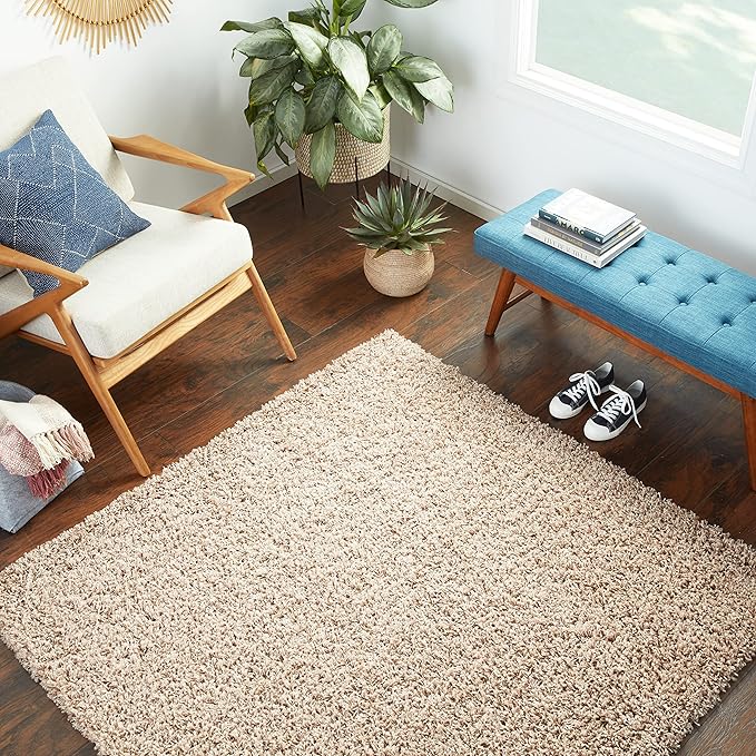 Unique Loom Solid Shag Collection Area Rug - Image 13