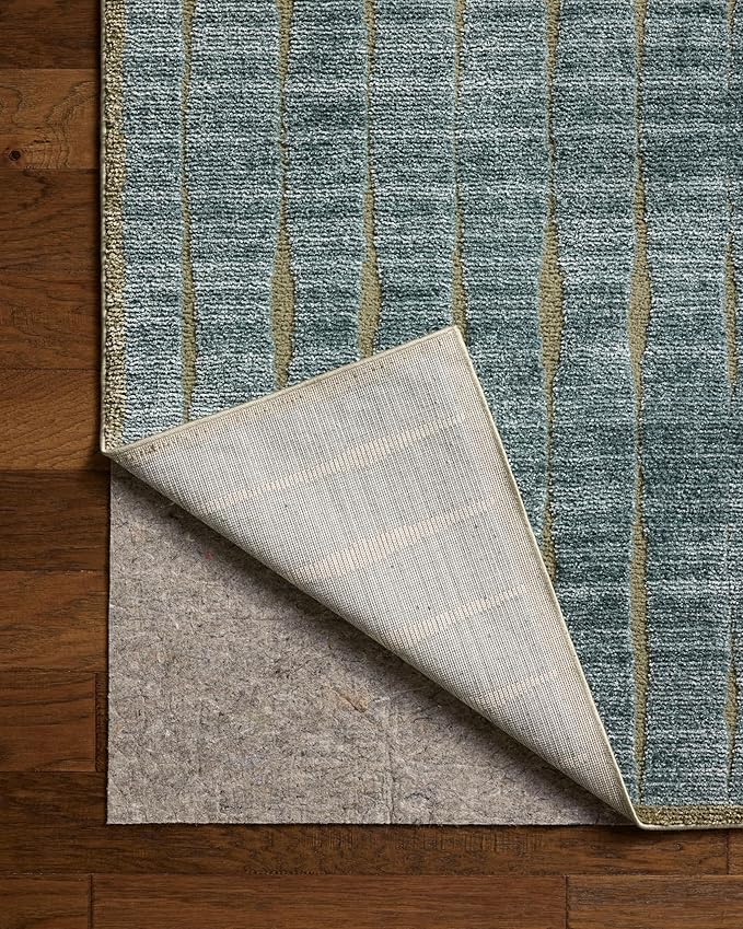 Loloi Chris Loves Julia Calvin Collection CLV-02 Ocean/Olive 2'-7" x 10'-0" - Image 7