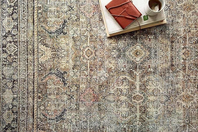 Loloi Layla Collection LAY-03 Olive/Charcoal 9'-0" x 12'-0" .13" Thick Area Rug - Image 11