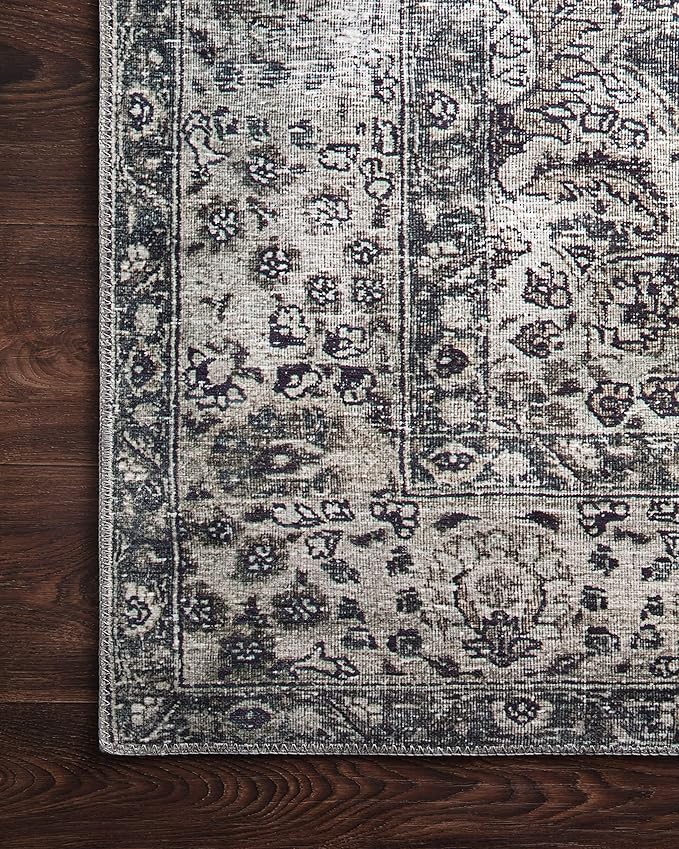 Loloi Layla Collection LAY-06 Taupe/Stone 2'-6" x 12'-0" .13" Thick Runner Rug - Image 9