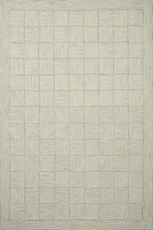 Loloi Chris Loves Julia Francis Collection FRA-03 Silver/Sky 2'-0" x 5'-0" - Image 2