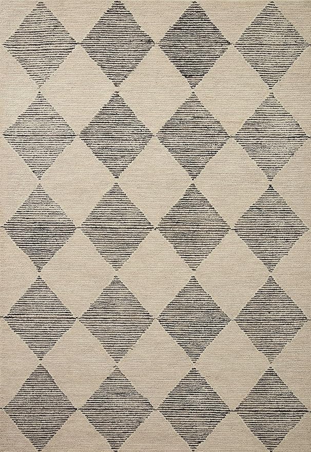 Loloi Chris Loves Julia Francis Collection FRA-01 Beige/Charcoal 8'-6" x 12' - Image 6