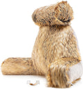 Husband Pillow XXL Ultra Rare Baby Amber Fox Fabulous Faux Fur Backrest by HusbandPillow