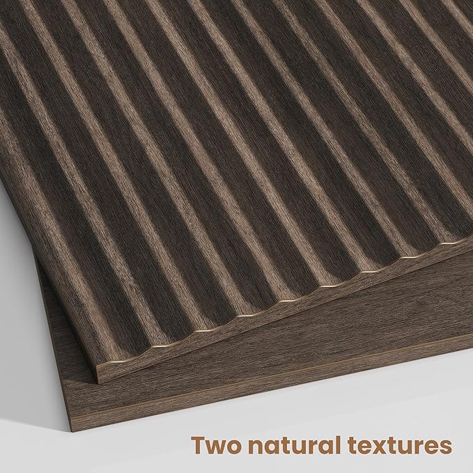 Fluted Nightstand, Modern End Table - Image 3