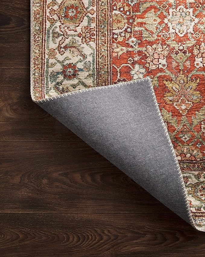 Loloi Layla Collection LAY-05 Ocean/Multi 2'-6" x 9'-6" .13" Thick Runner Rug - Image 7