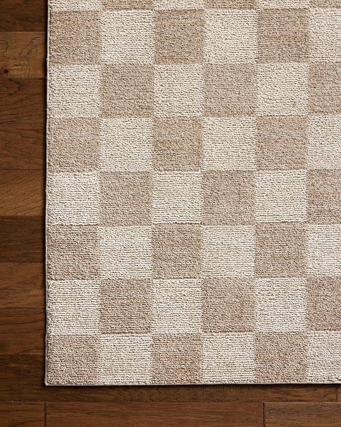 Loloi Chris Loves Julia Calvin Collection CLV-01 Pebble/Ivory 6'-3" x 9'-6" - Image 7