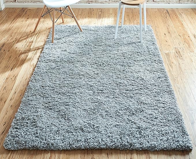 Unique Loom Solid Shag Collection Area Rug - Image 15
