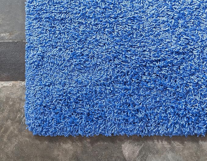 Unique Loom Solid Shag Collection Area Rug - Image 9